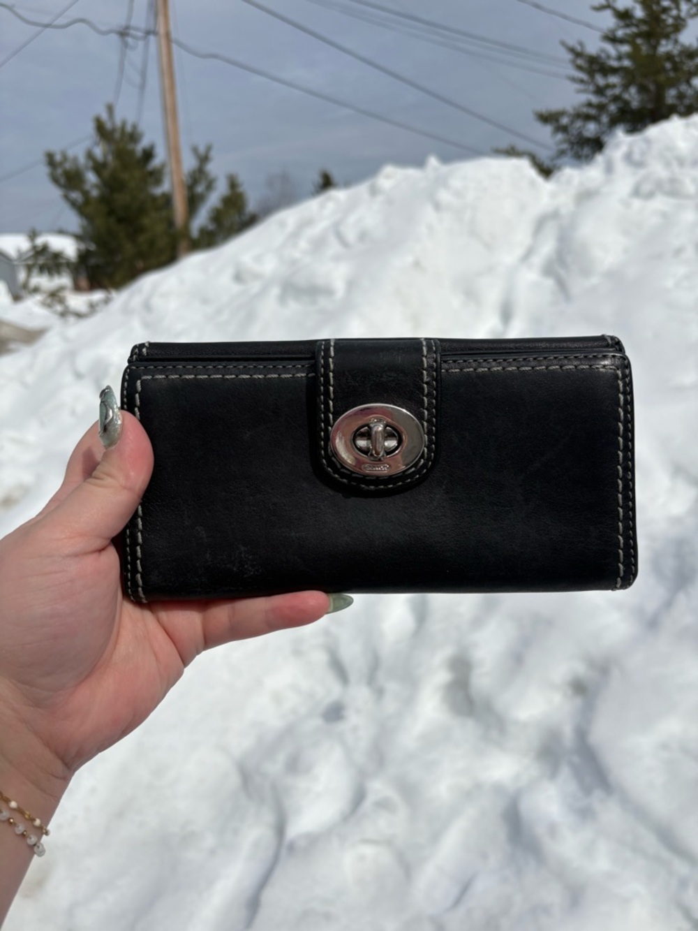 Coach Hampton bifold wallet 🪪 🖤